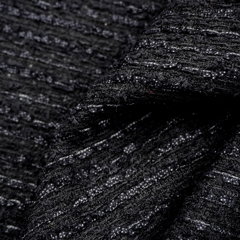 Sewing Tweed - 2025 Spring Winter Classic black Tweed