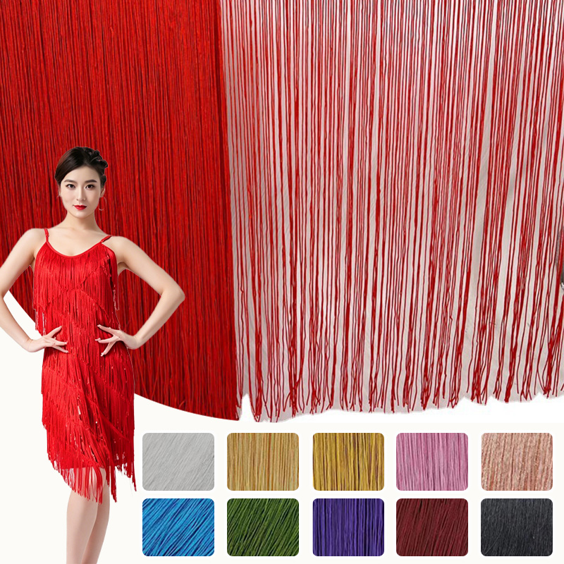 Textile And Sewing Supply - 100cm Long Polyester Fringe Tassel Lace