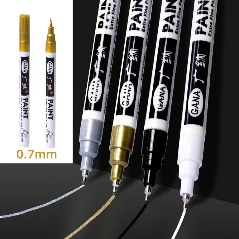 Fabric Marking Pen - 1Pc 0.7mm Waterproof Paint Marker Multifunctional