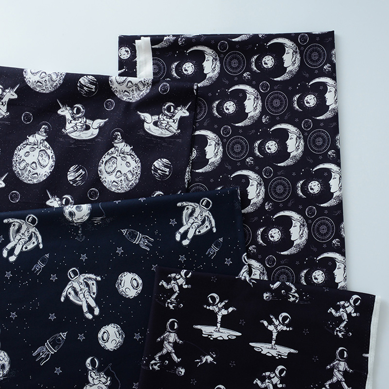 Sewing By - Astronaut Cotton Handmade DIY Digital Printing