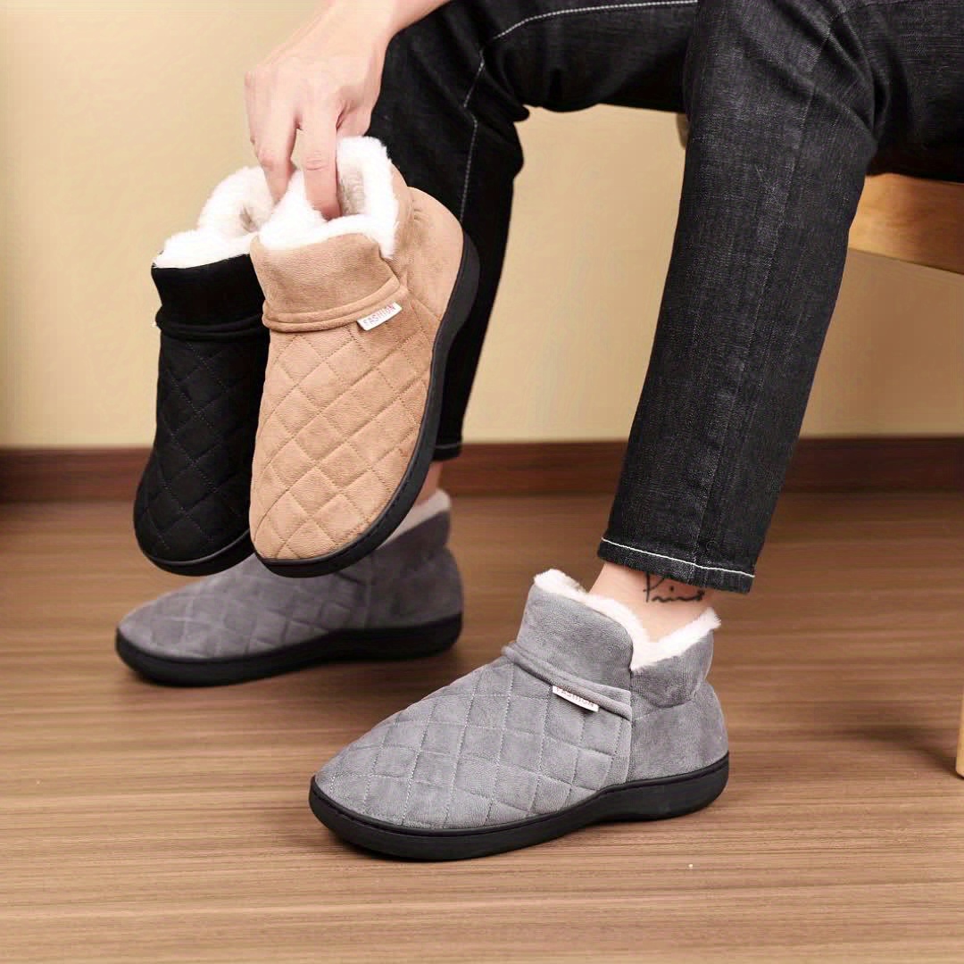 Sewing Fleece - Unisex Winter Cotton Slippers Plush Lined