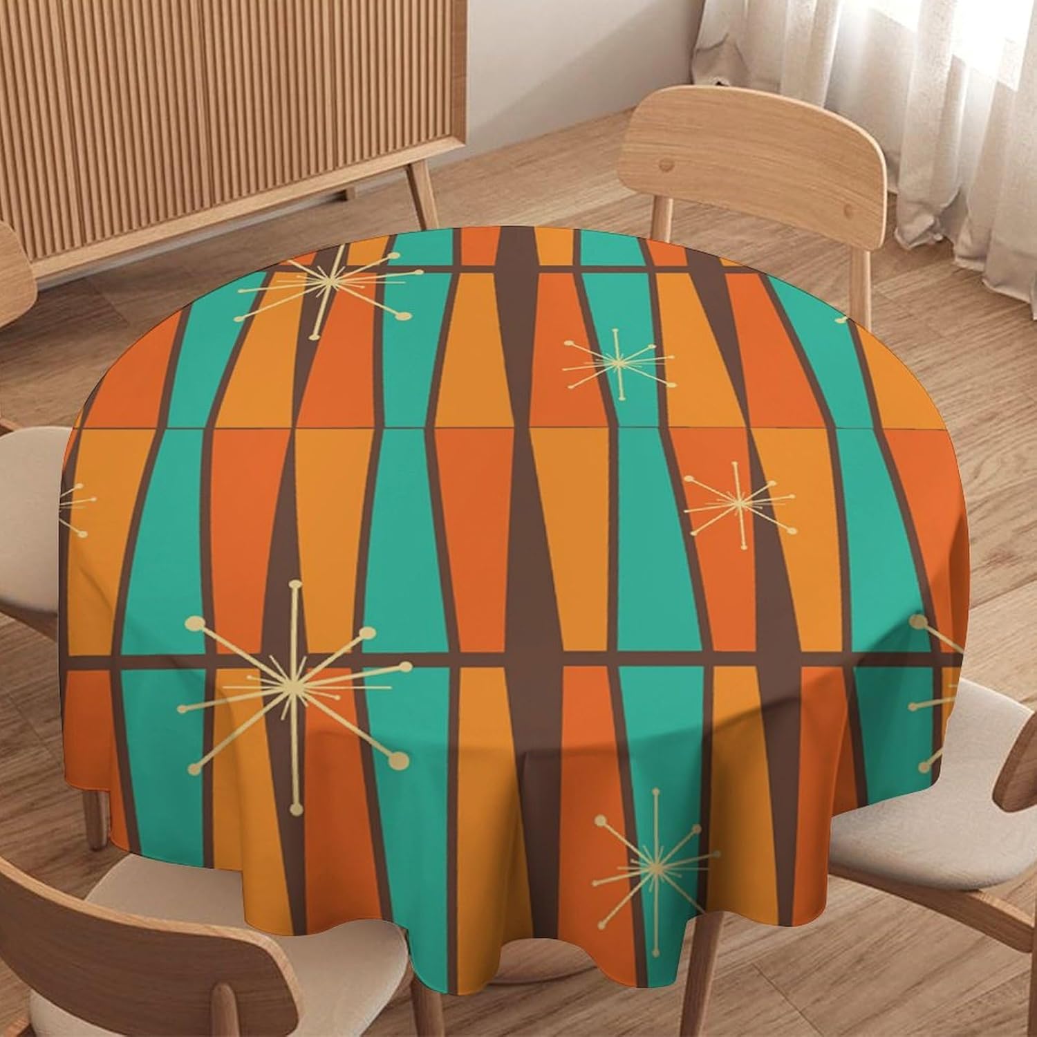 Mid Century Modern Orange Yell - Century Textile & Sewing Supply recension och pris