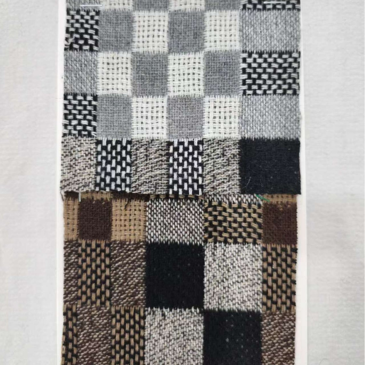 Grid Tweed Wool Fabric，for Fal - Sewing Tweed recension och pris