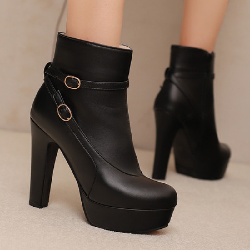 Fashion Platform Boots Women S - Sewing Fleece recension och pris