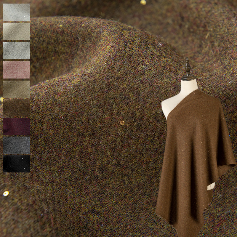 Starry Sky Sequins Wool Blend  - Sewing Tweed recension och pris