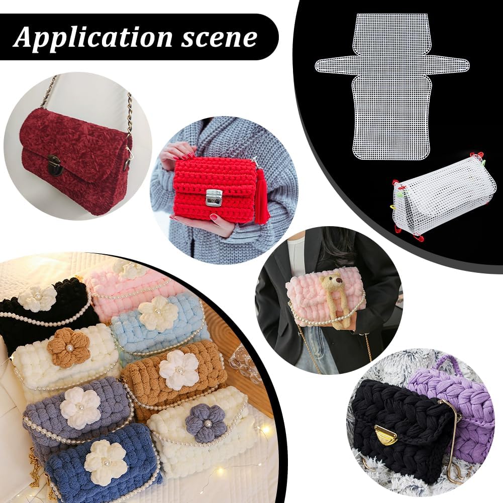 1-4Pcs Plastic Mesh Canvas She - Sewing Net recension och pris