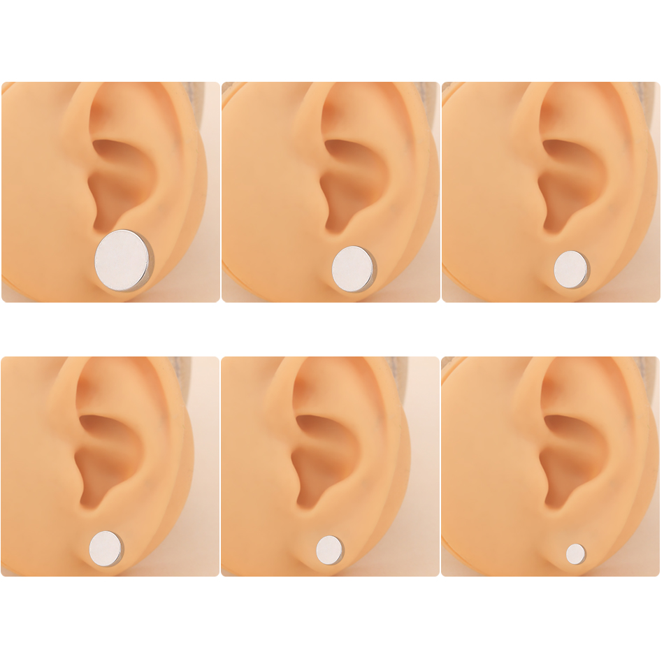 1Pair Stainless Steel Ear Tunn - Seam Gauge Metal recension och pris