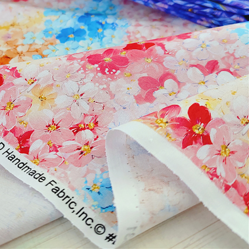 Pure Cotton Flower Printed Fab - Sewing By recension och pris