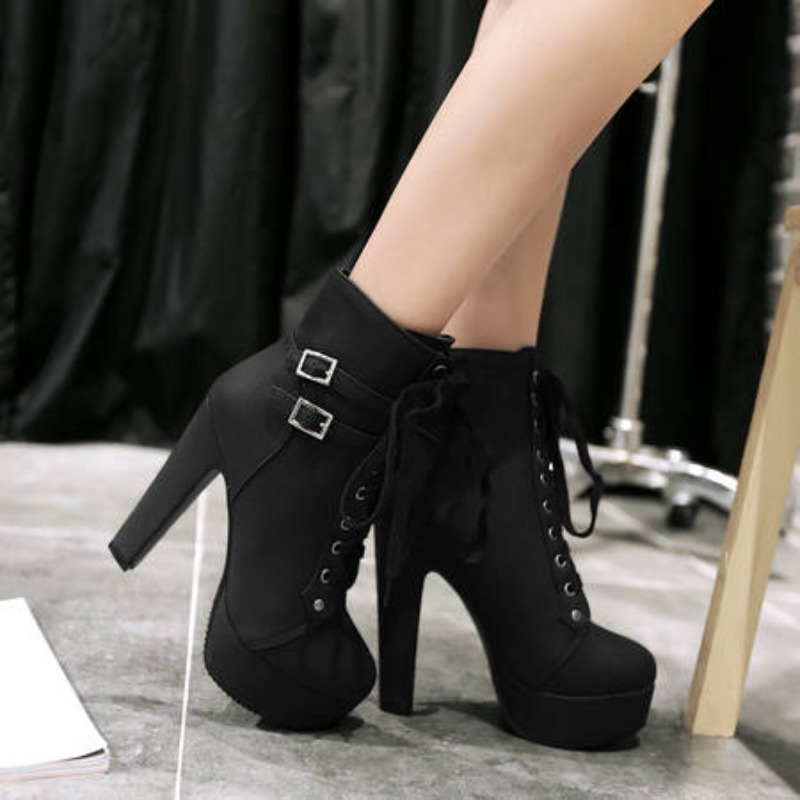 Winter Women Platform Ankle Bo - Sewing Fleece recension och pris