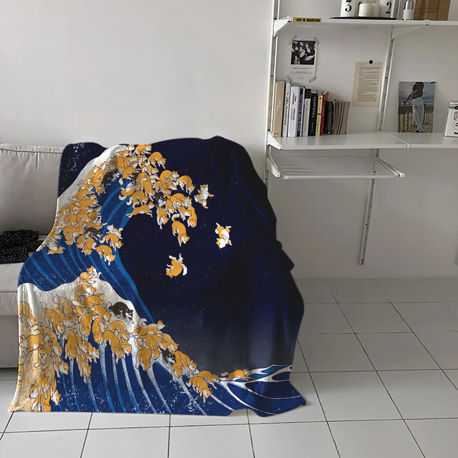 Shiba Inu Flannel Blanket Warm - Fabric Softener Sheet recension och pris