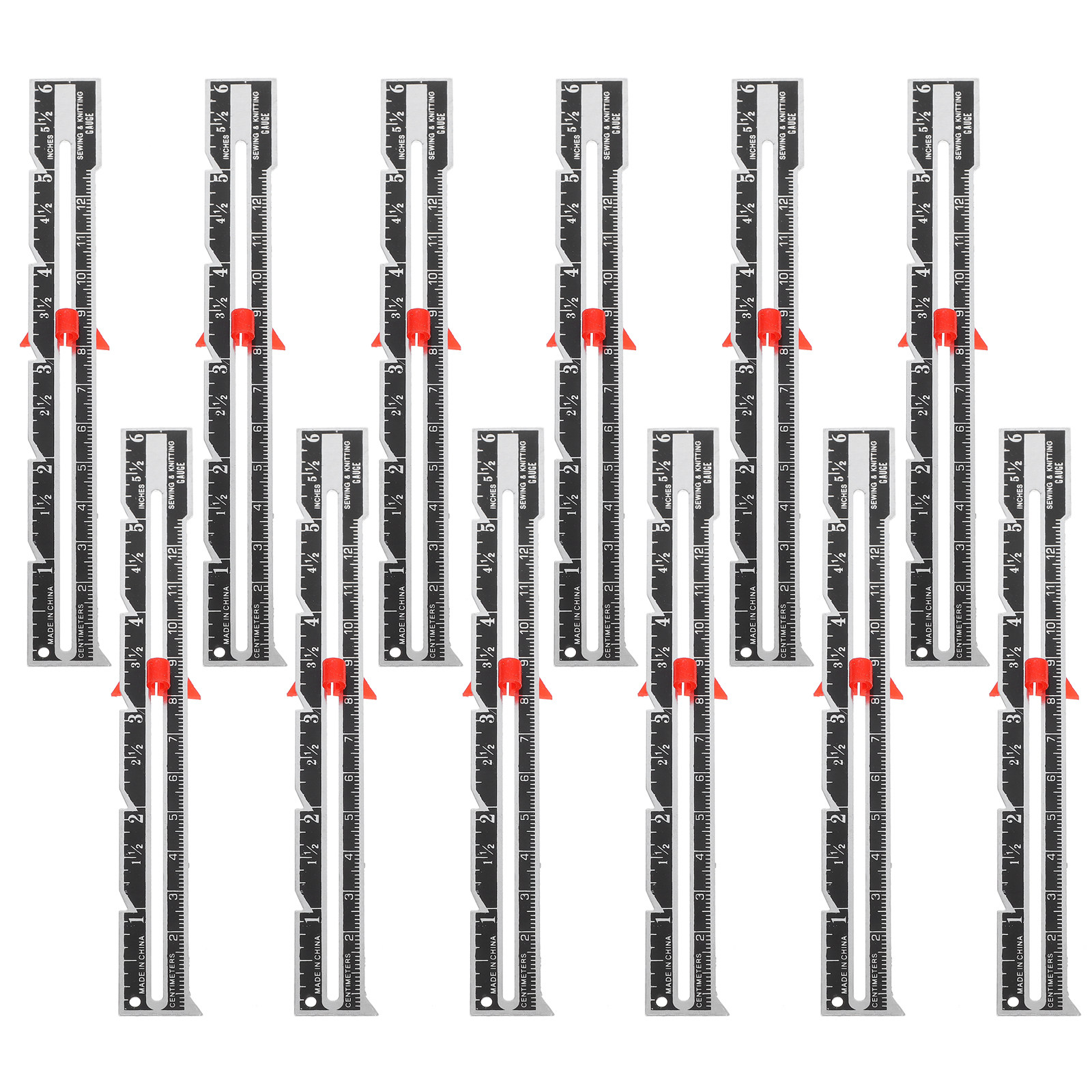 12Pcs Metal Seam Gauges Slidin - Seam Gauge Metal recension och pris