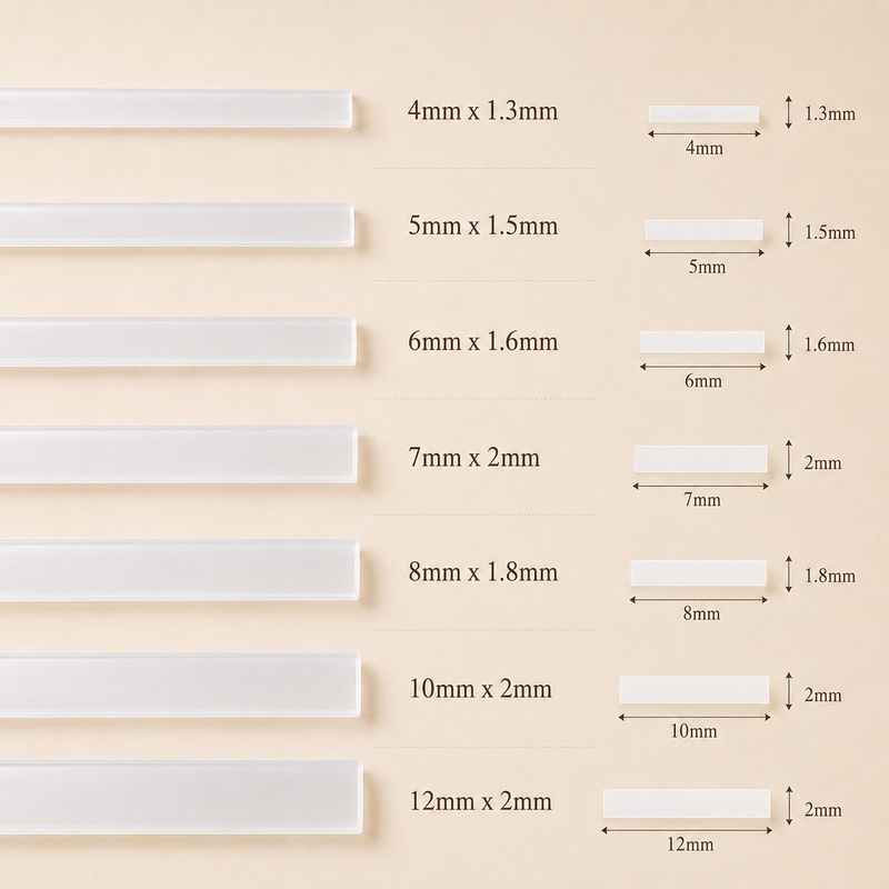 20M 4-12mm Clear Plastic Corse - Textile Sewing Support recension och pris