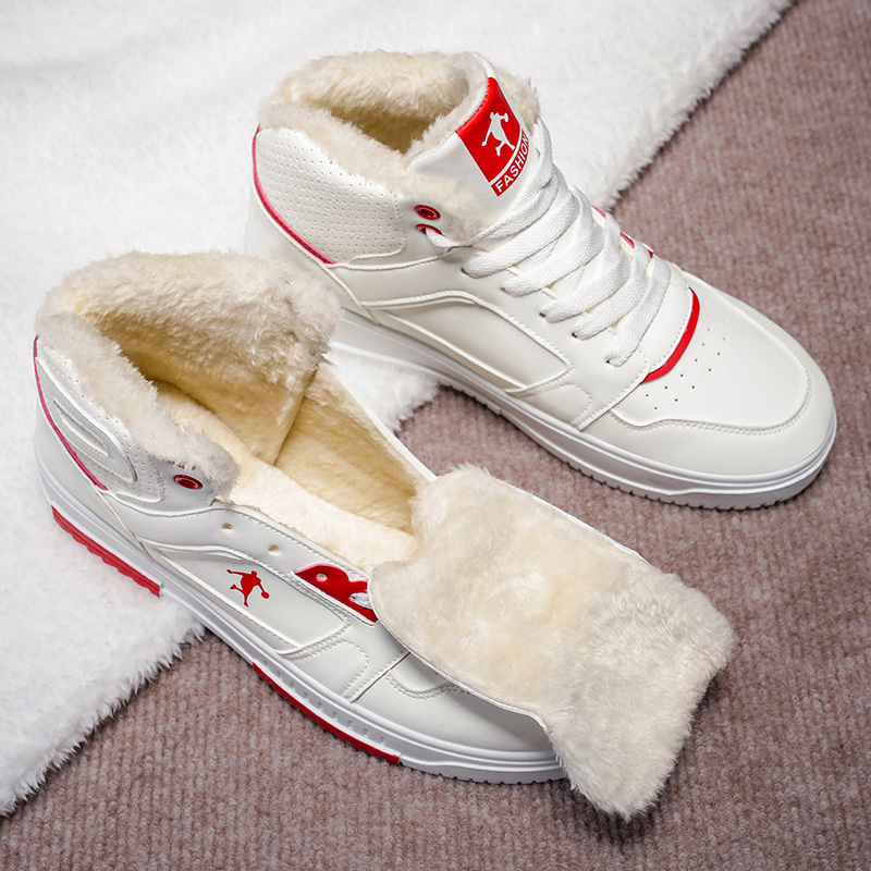2025 New Winter Men's High-Top - Sewing Fleece recension och pris