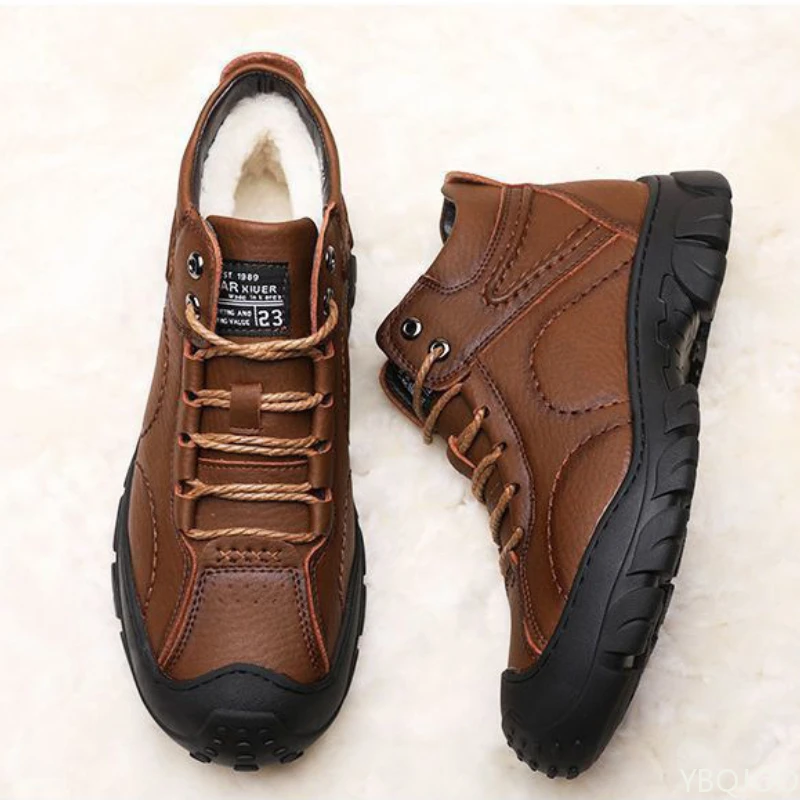 Men's Winter Velvet Thick Boot - Sewing Fleece recension och pris