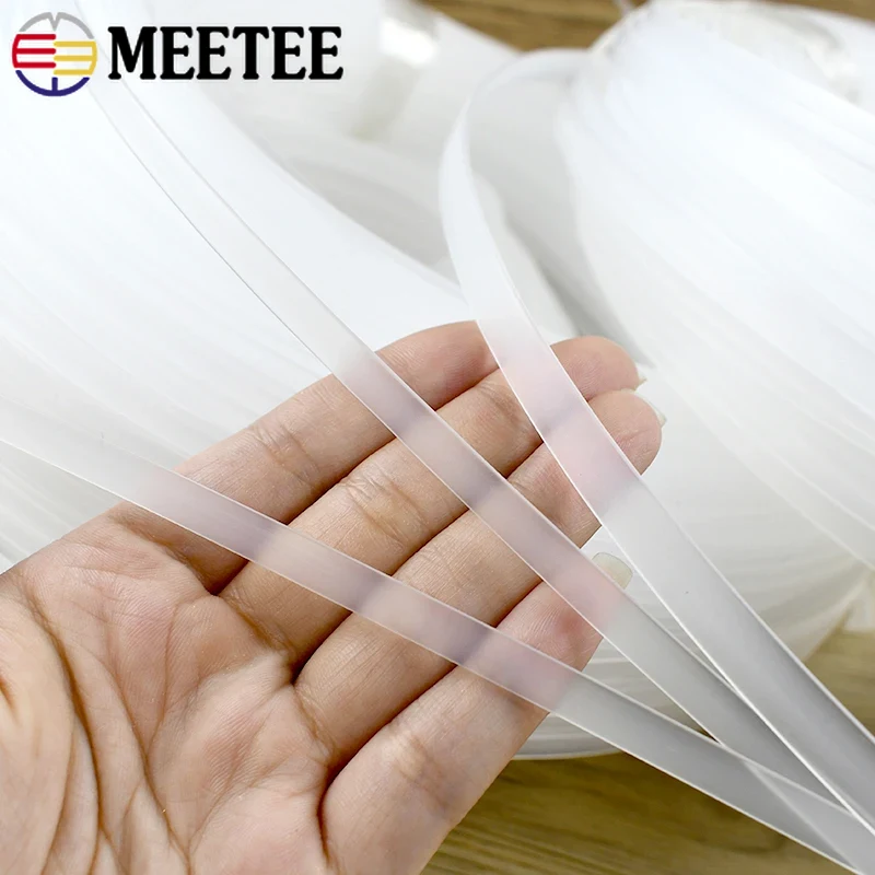 10Meters 4-12mm Clear Plastic  - Textile Sewing Support recension och pris