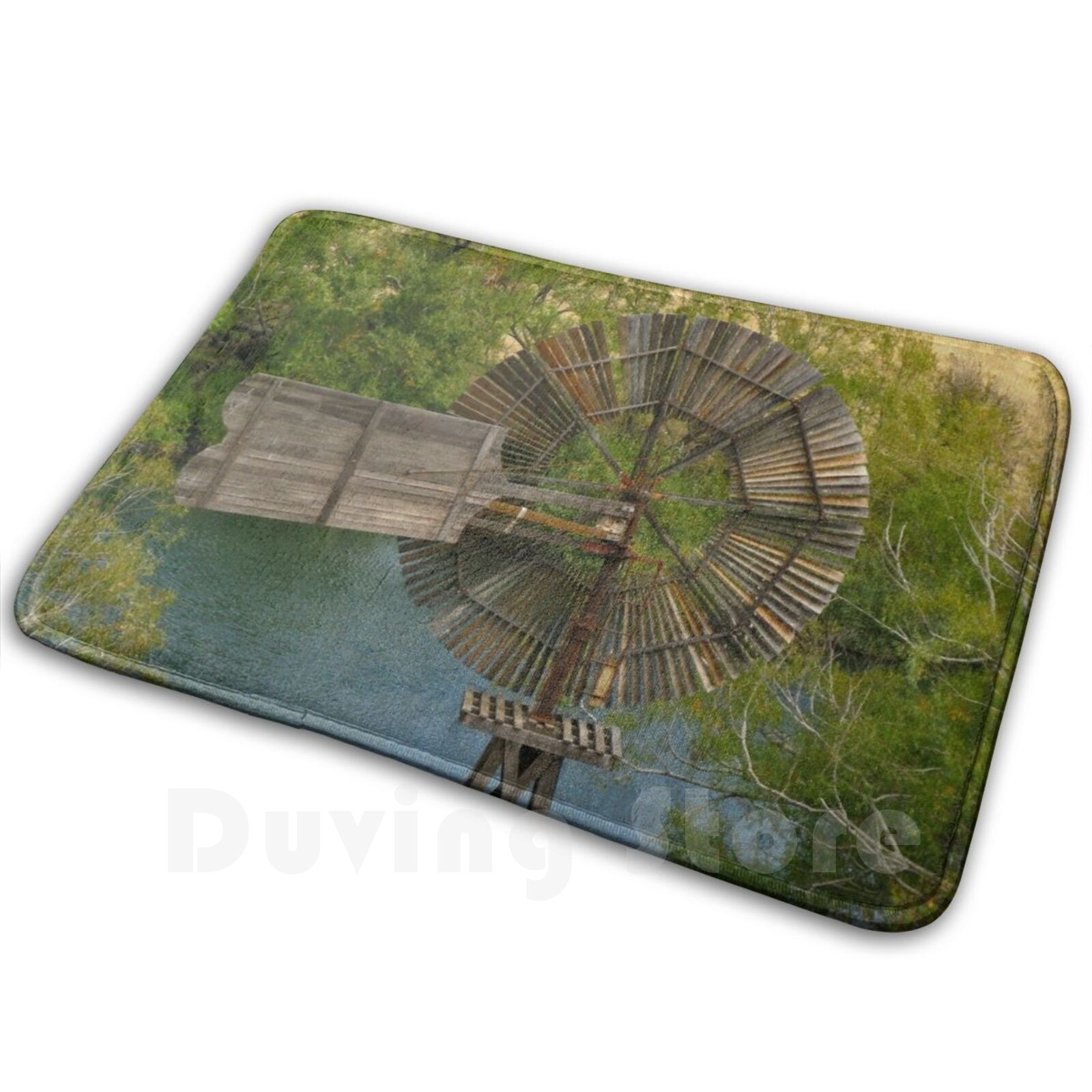 Wooden Windmill Carpet Mat Rug - Century Textile & Sewing Supply recension och pris
