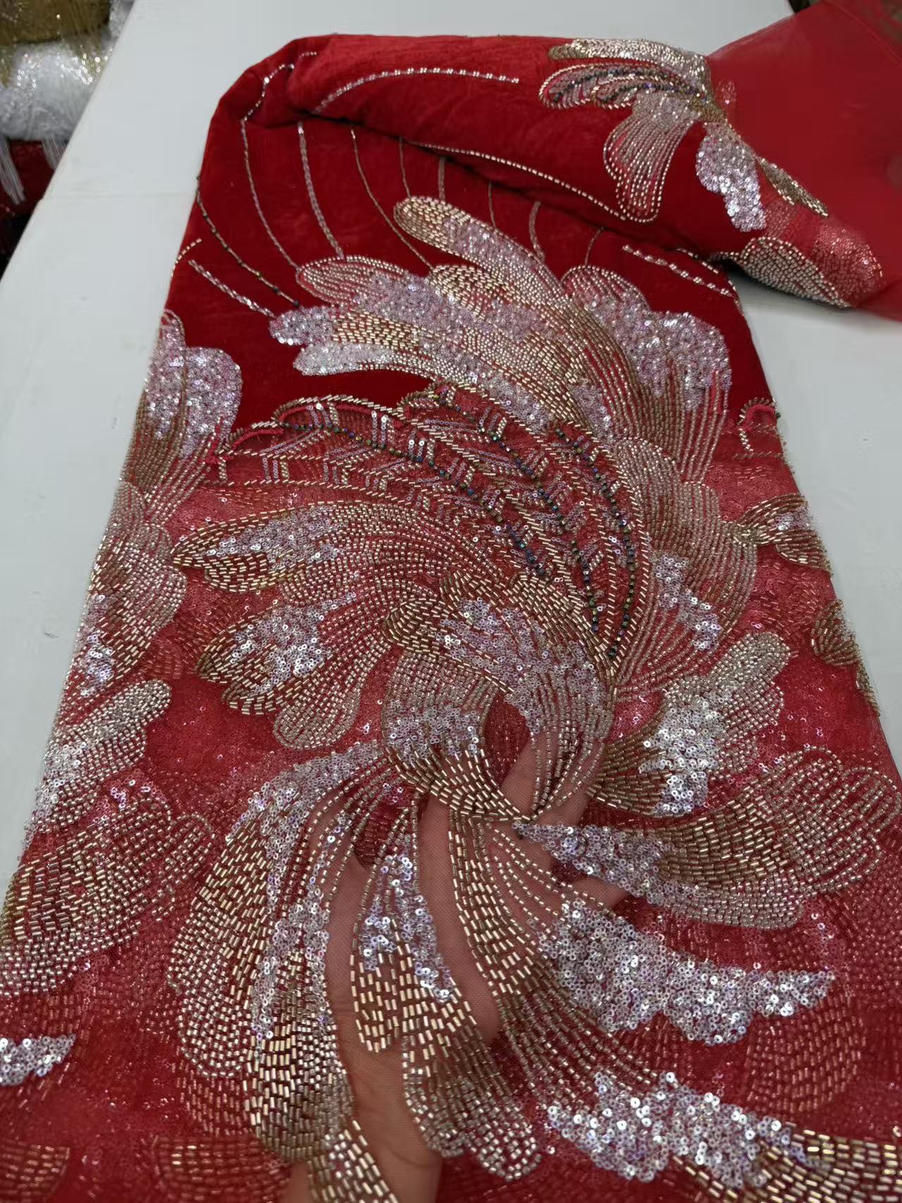 2026 African French Sequin Bea - Sewing Velvet Fabric recension och pris