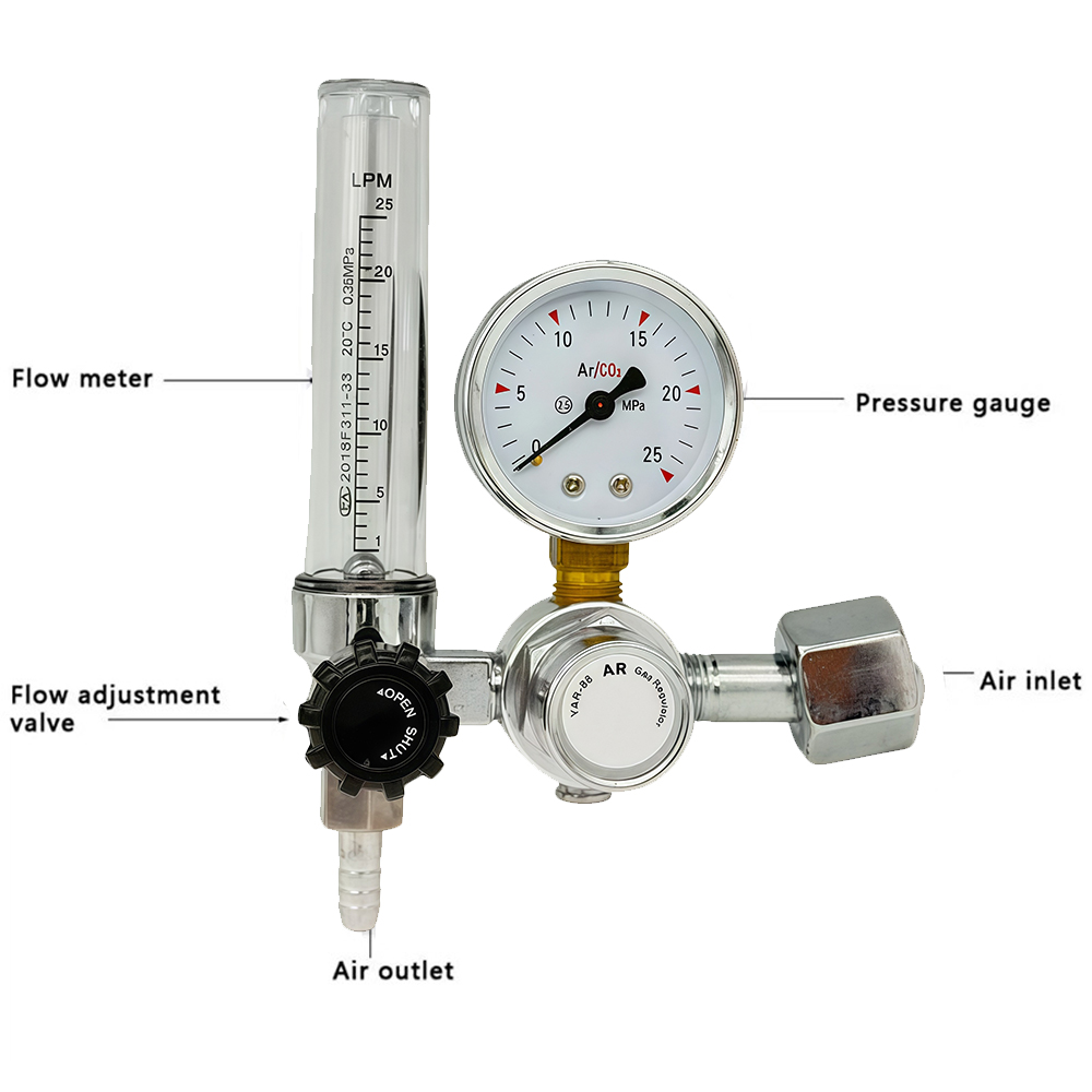 2025 NEW 0-25Mpa Argon Regulat - Seam Gauge Metal recension och pris