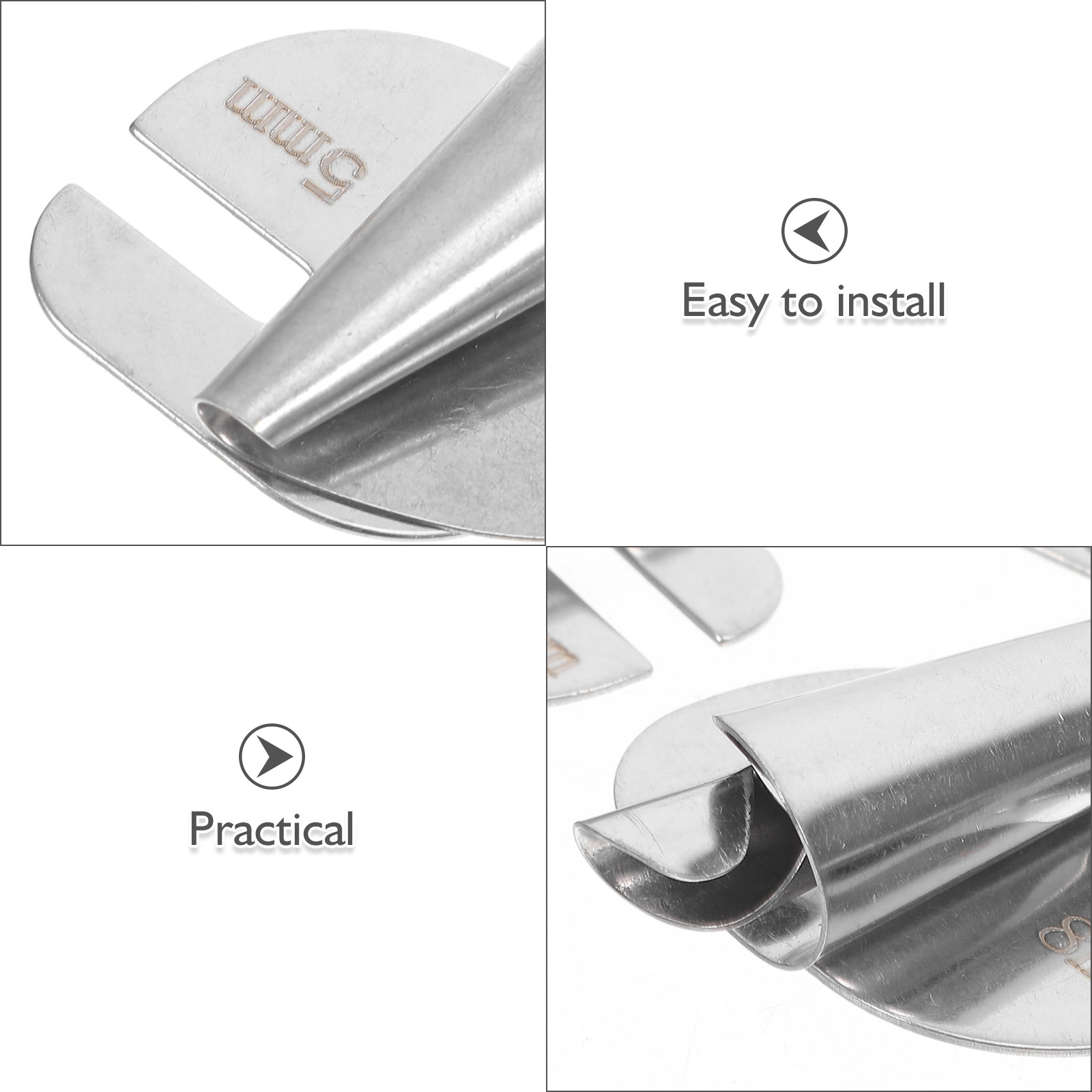 6Pcs Universal Spiral Rolled H - Sewing Hemming recension och pris