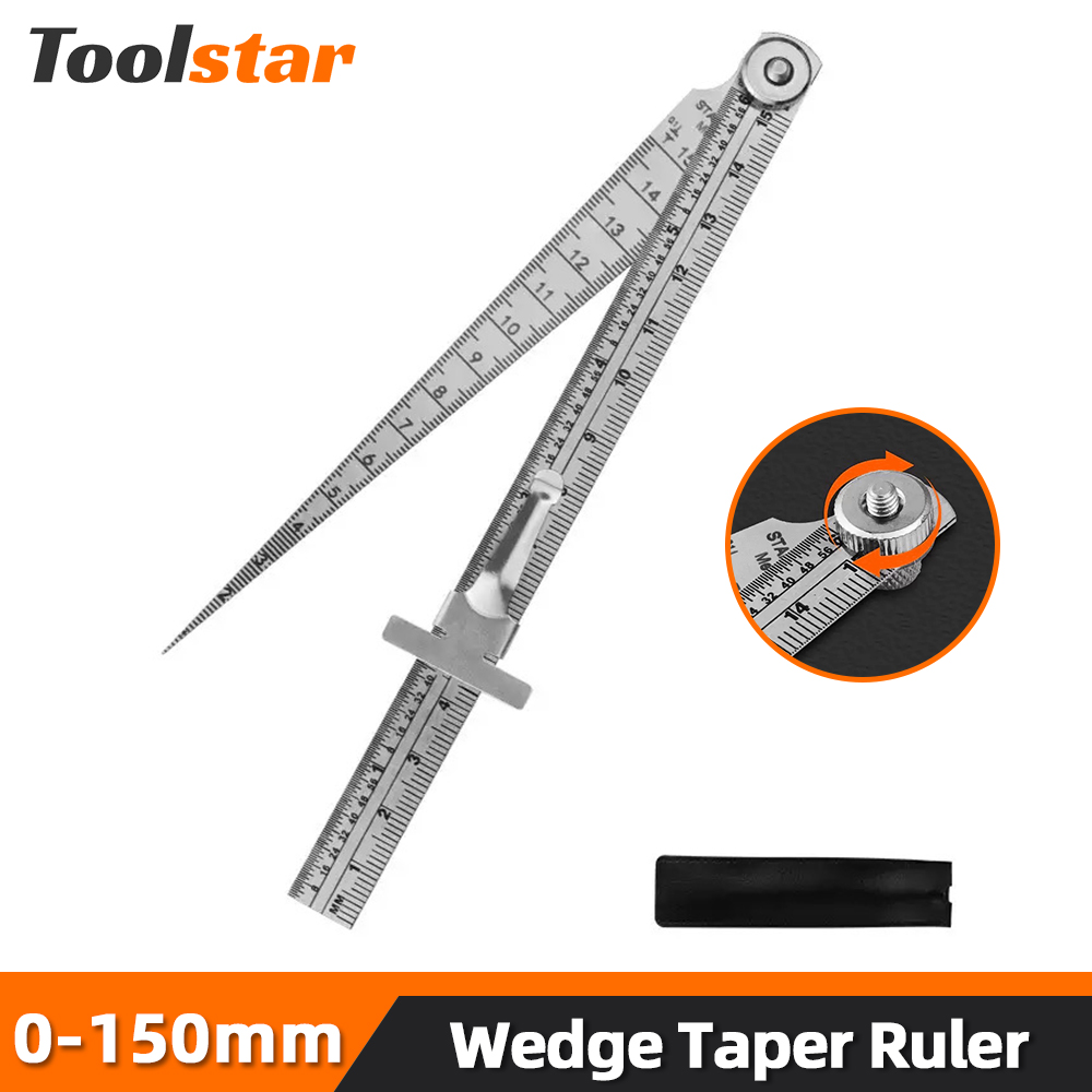 Toolstar Wedge Taper Ruler Sta - Seam Gauge Metal recension och pris