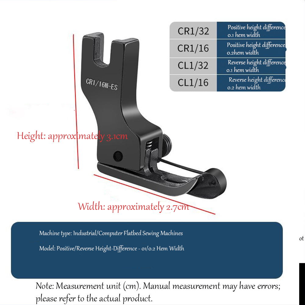Black Titanium Steel High-Low  - Sewing Machine Fabric recension och pris