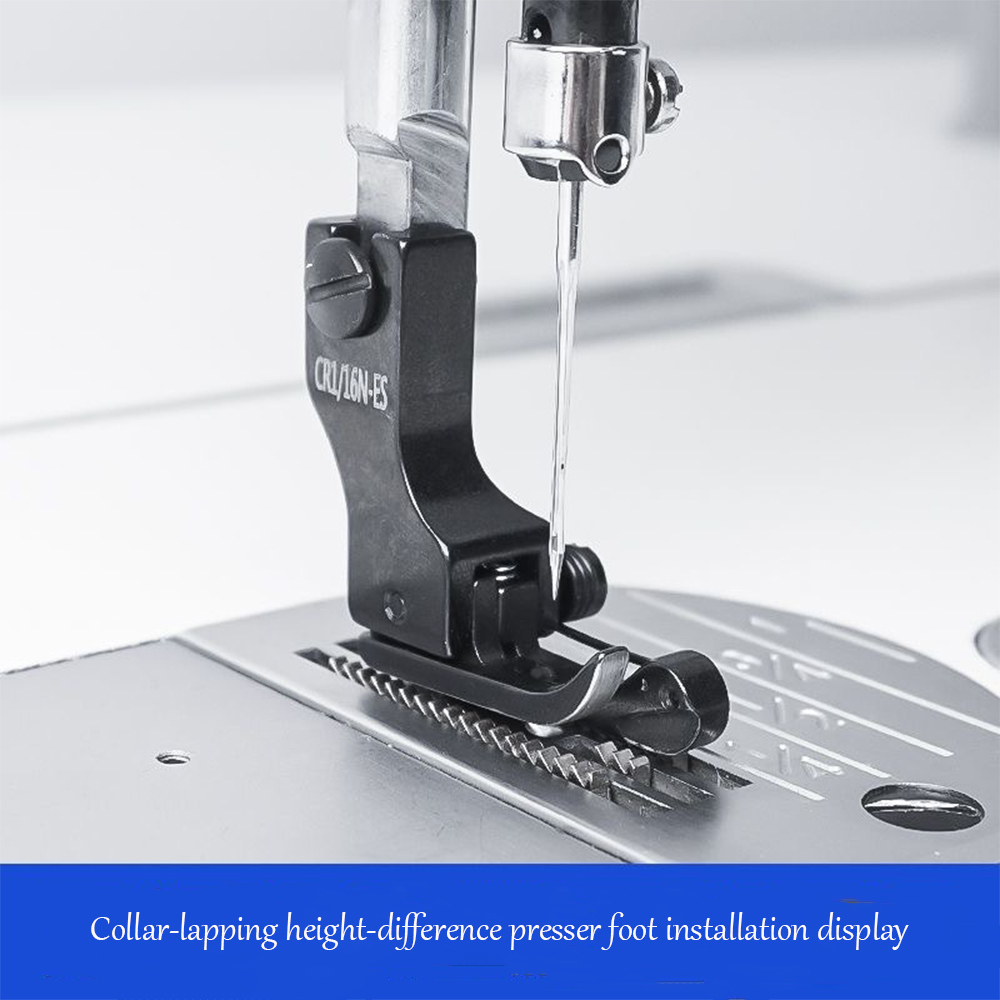 Black Titanium Steel High-Low  - Sewing Machine Fabric recension och pris