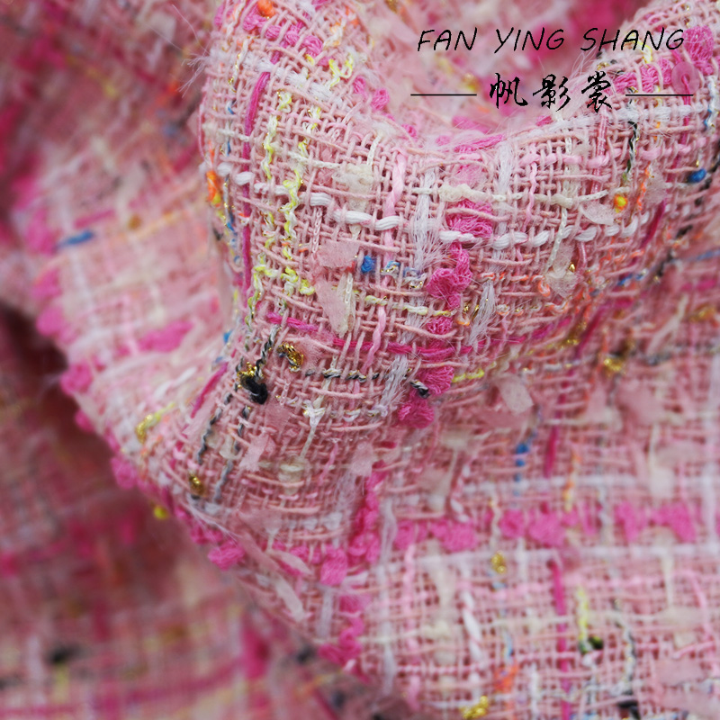 The Pink Plaid Tassel Cotton T - Sewing Tweed recension och pris