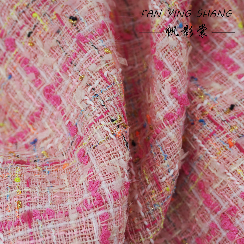 The Pink Plaid Tassel Cotton T - Sewing Tweed recension och pris