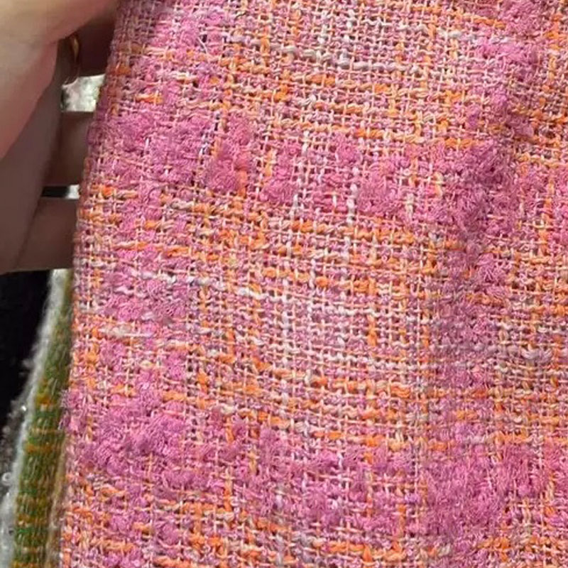 Pink and Orange Lattice With R - Sewing Tweed recension och pris