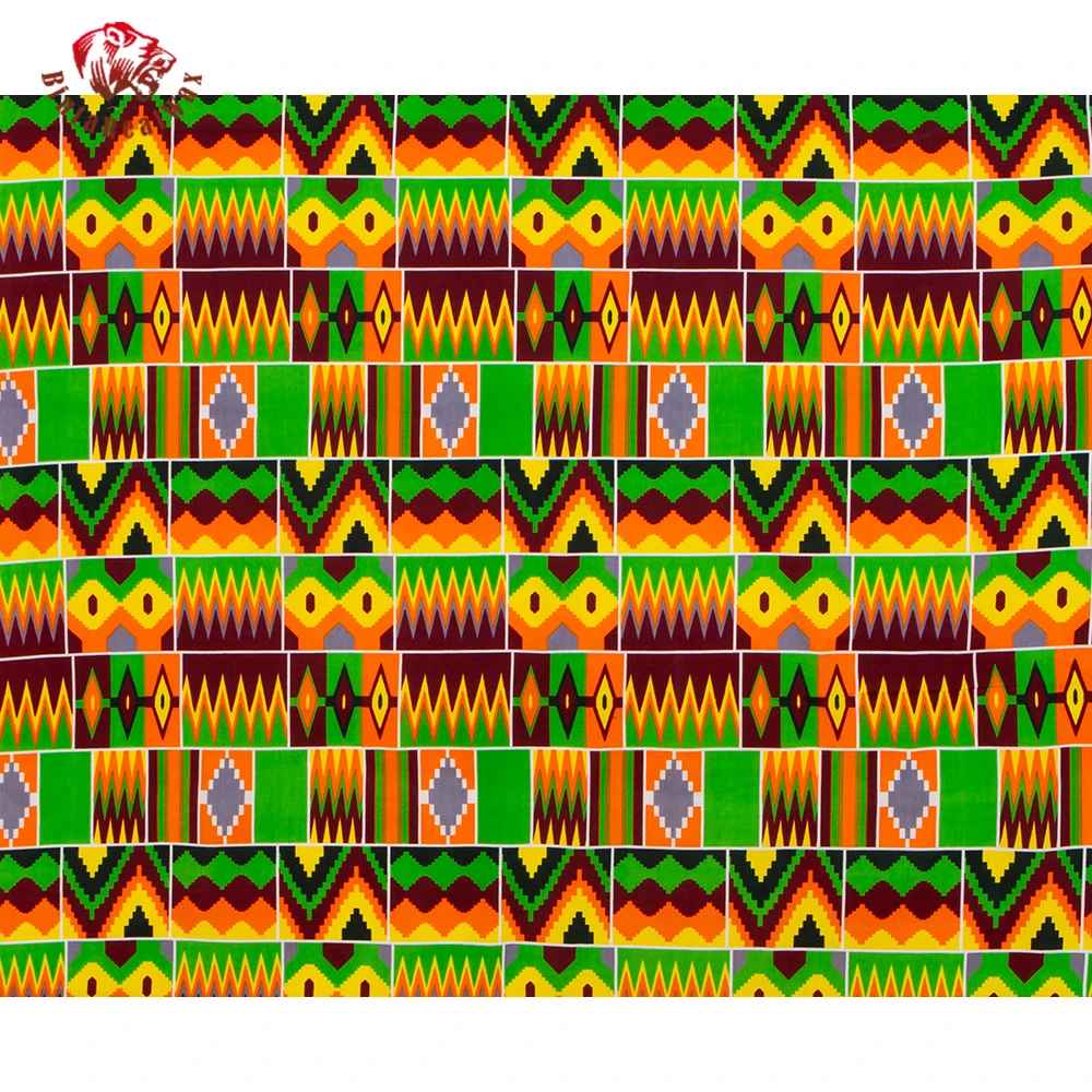 African Cotton Fabric Light Co - Sewing Batik recension och pris