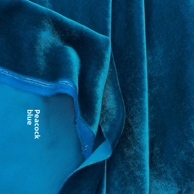 100% Mulberry Silk Burnt Out V - Sewing Velvet Fabric recension och pris
