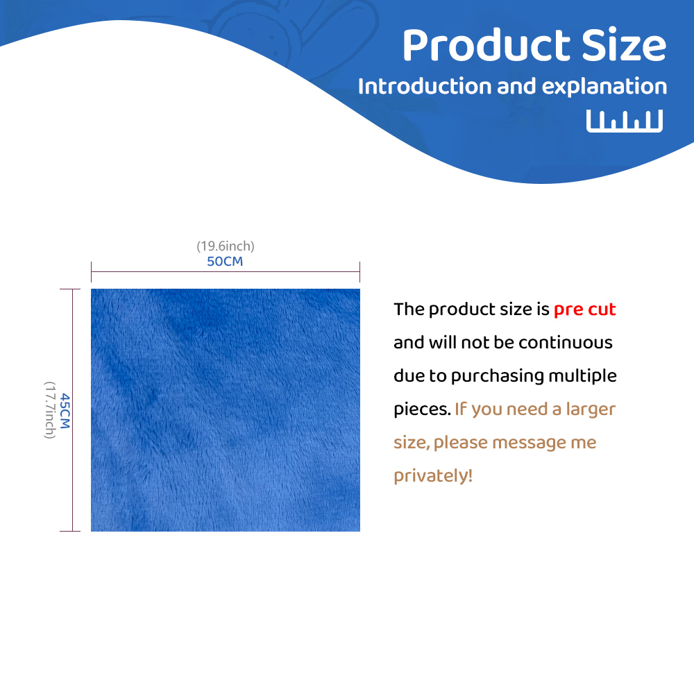 45 × 50cm Soft Velvet Fabric 3 - Sewing Velvet Fabric recension och pris