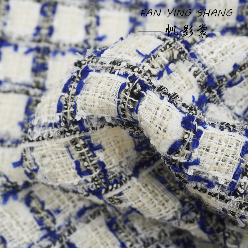 Blue Black Plaid Butterfly Gau - Sewing Tweed recension och pris