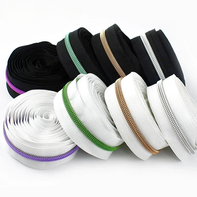 5/10/20Meters Black/White Zipp - Textile And Sewing Supply recension och pris