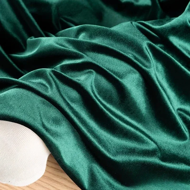 Solid Colored Velvet Fabric Fo - Sewing Velvet Fabric recension och pris