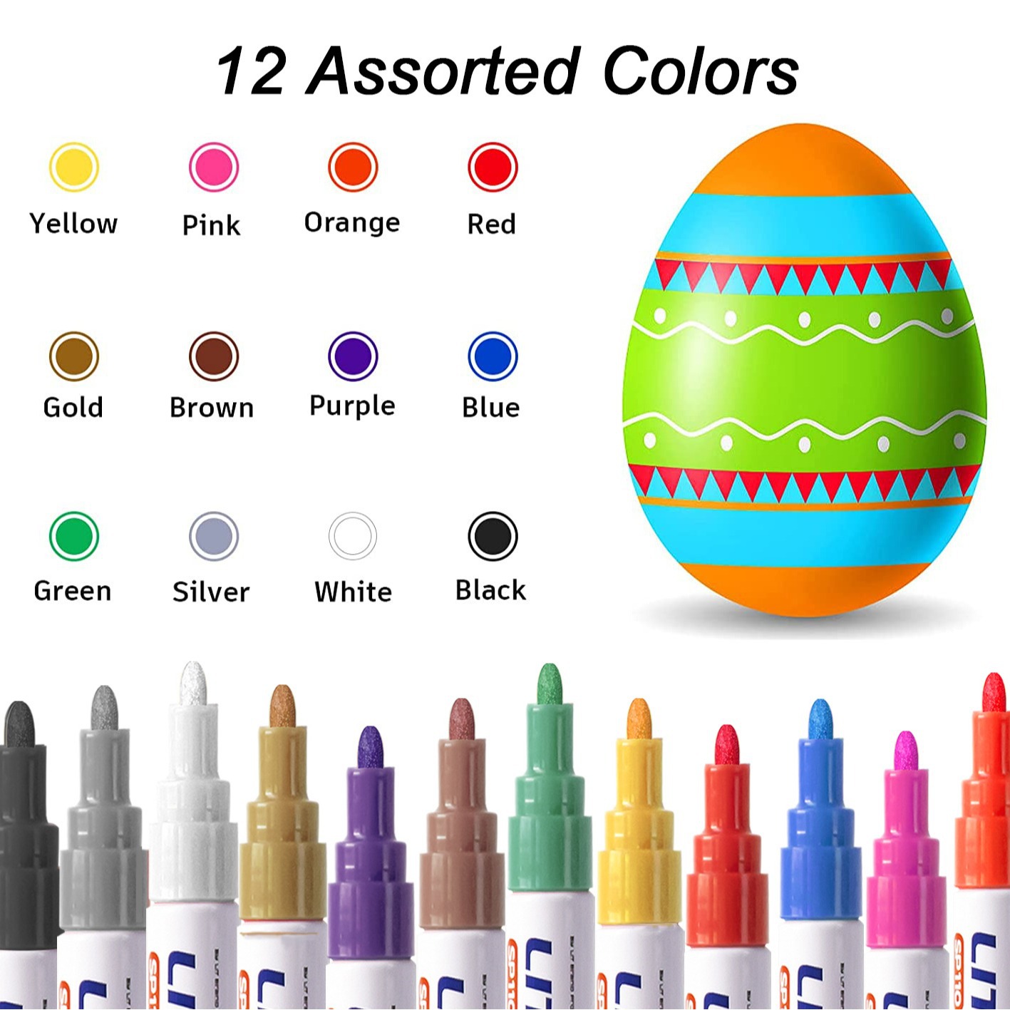 3mm Colorful 12 Colors Permane - Fabric Marking Pen recension och pris