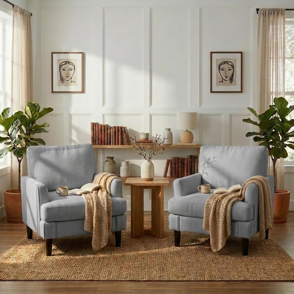 #Accent Chair Set Of  Mid-Cent - Century Textile & Sewing Supply recension och pris