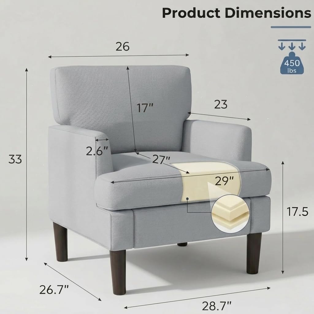 #Accent Chair Set Of  Mid-Cent - Century Textile & Sewing Supply recension och pris
