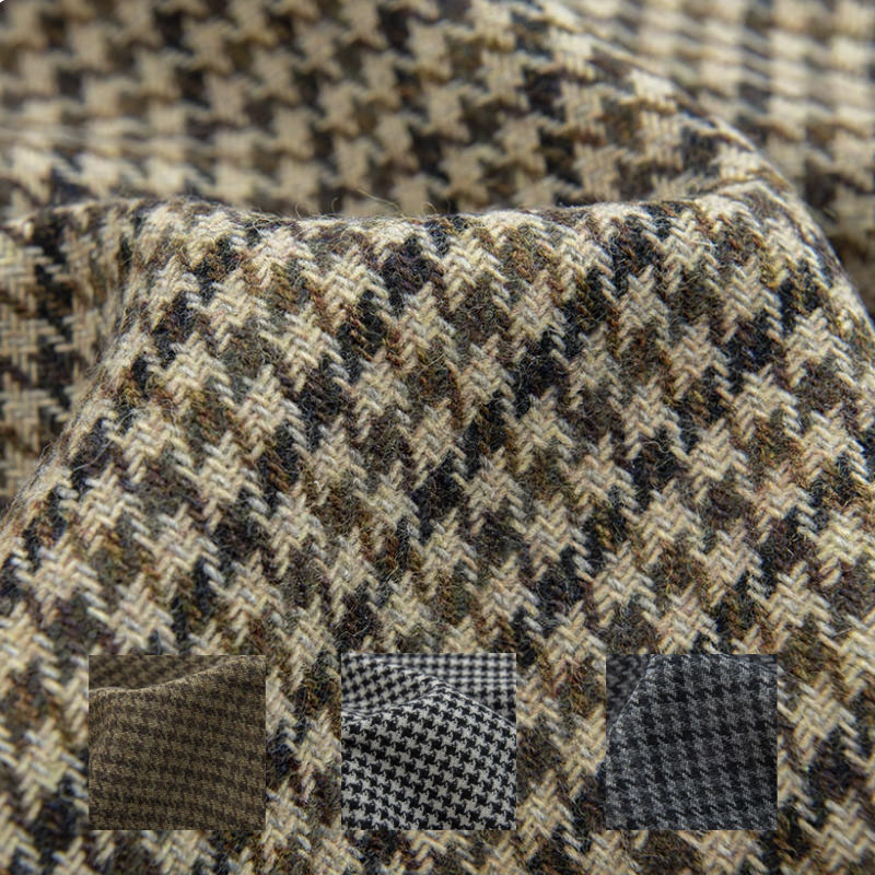 Light Coffee Small Houndstooth - Sewing Tweed recension och pris