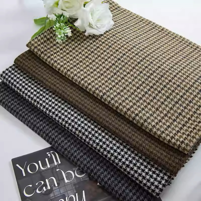 Light Coffee Small Houndstooth - Sewing Tweed recension och pris