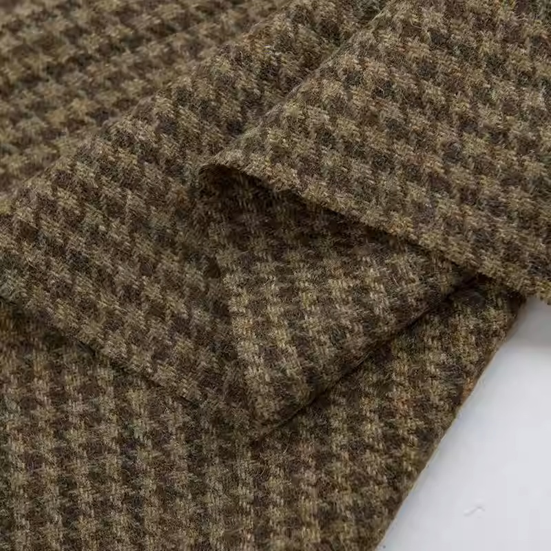 Light Coffee Small Houndstooth - Sewing Tweed recension och pris