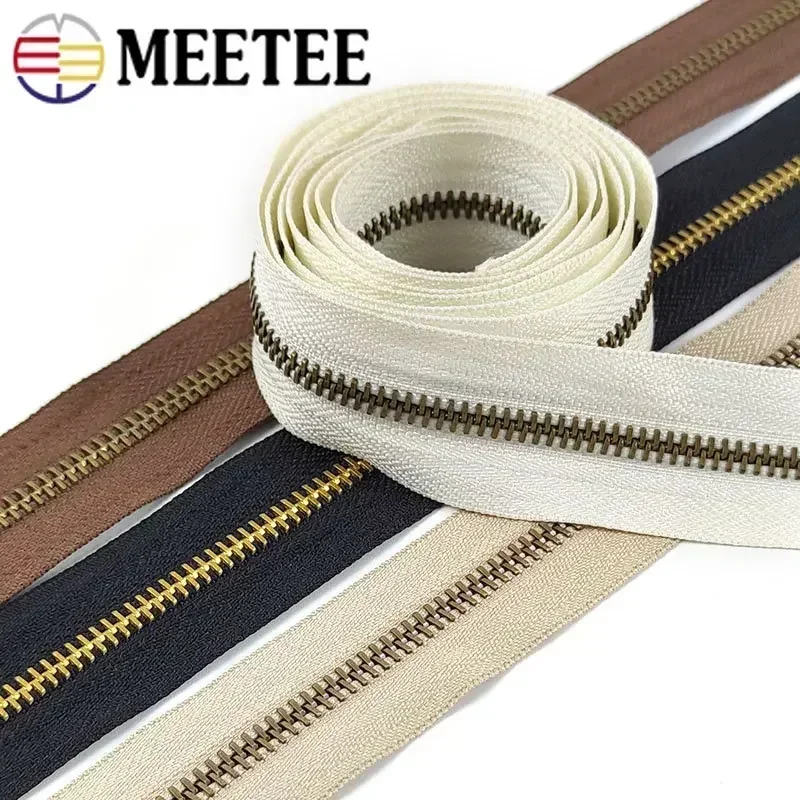 Meetee 2/4Y 3# 5# Metal Zipper - Textile And Sewing Supply recension och pris