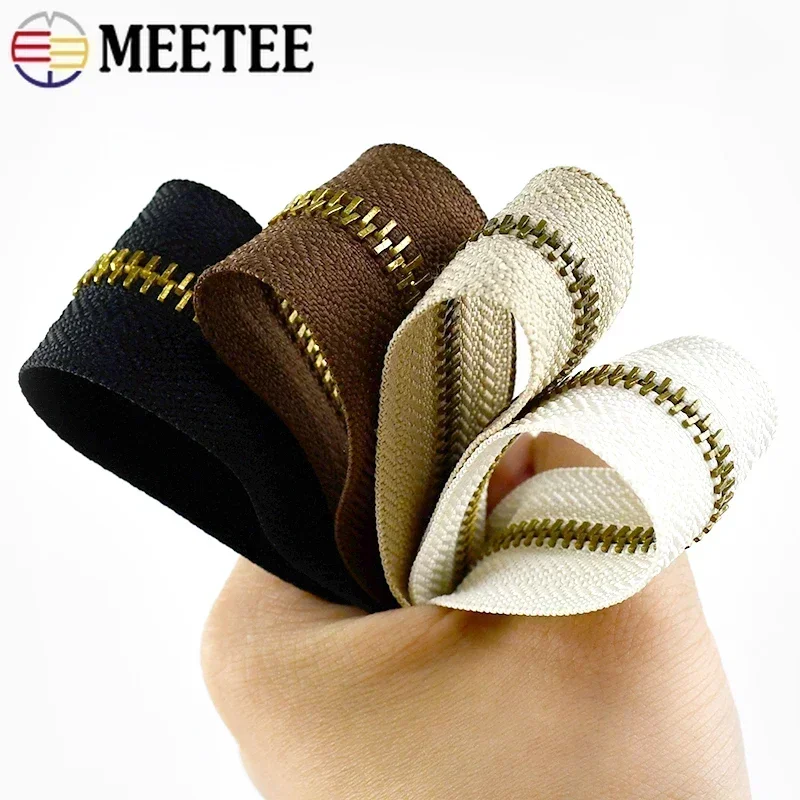 Meetee 2/4Y 3# 5# Metal Zipper - Textile And Sewing Supply recension och pris