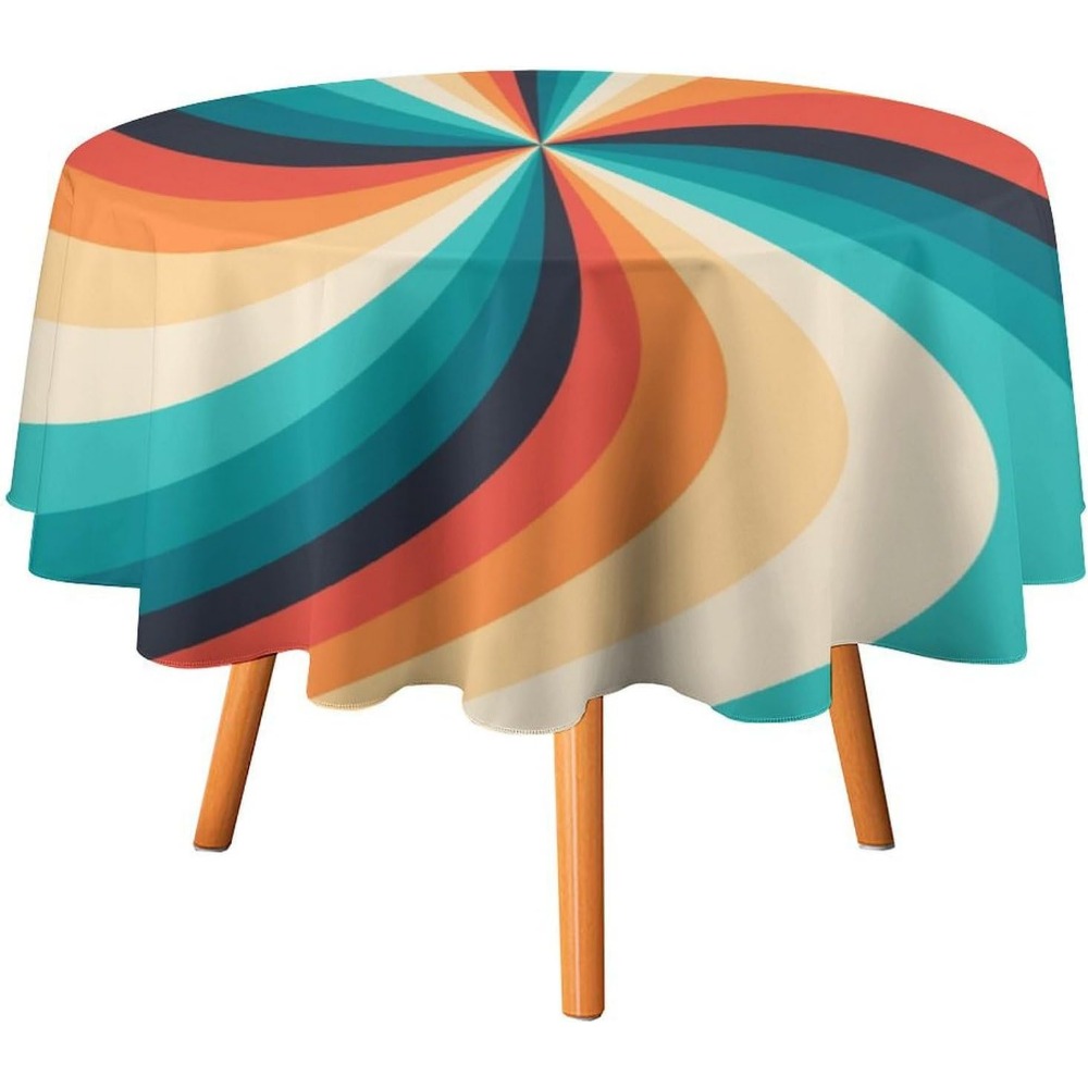 Vintage Groovy Swirl Round Tab - Century Textile & Sewing Supply recension och pris