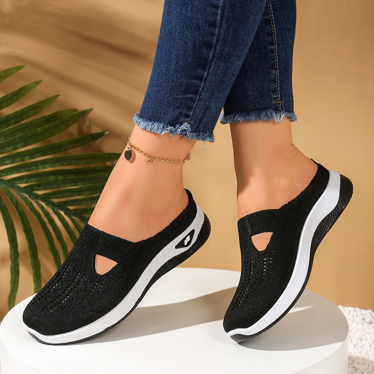 Women Shoes Breathable Half Sl - Sewing Net recension och pris