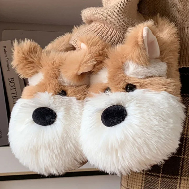 Dog Home Fuzzy Slipper Women P - Sewing Fleece recension och pris