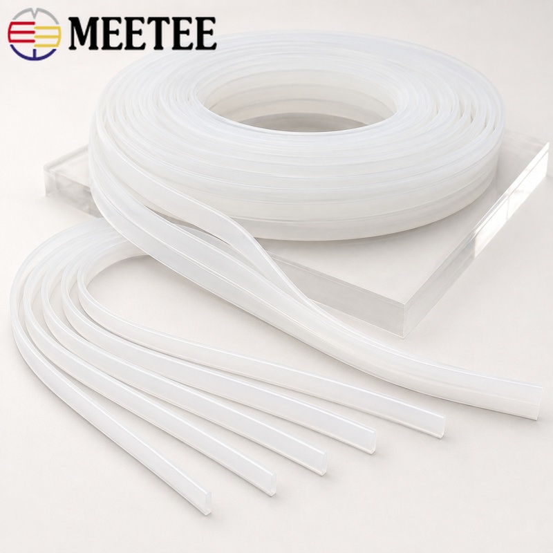 5M 4-12x1.3-2mm Clear Plastic  - Textile Sewing Support recension och pris