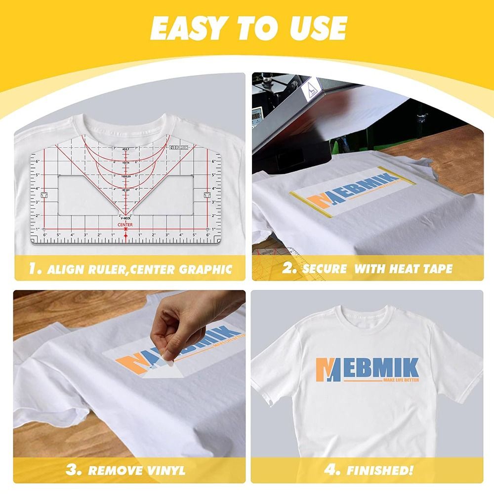 Tshirt Ruler Guide for Vinyl A - Sewing Tt recension och pris