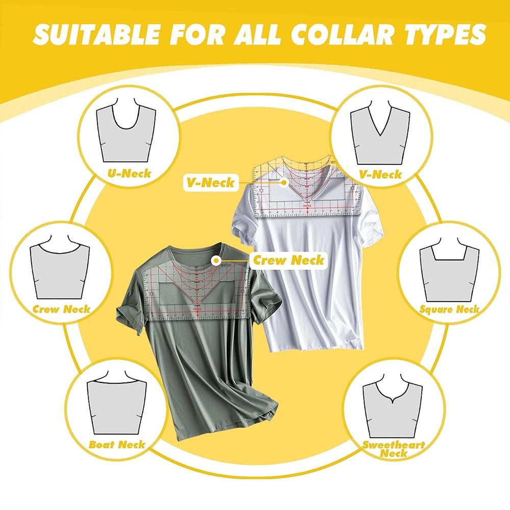 Tshirt Ruler Guide for Vinyl A - Sewing Tt recension och pris