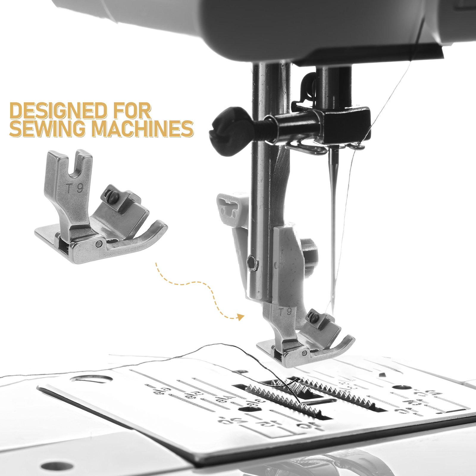 Universal Presser -in-1 Adjust - Sewing Hemming recension och pris